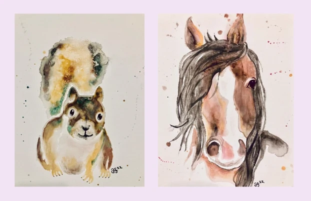 Animals — custom artwork by Adalia